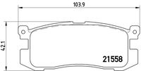 BREMBO P24025 - Juego de pastillas de freno - PRIME LINE