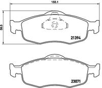 BREMBO P 24 037 - Juego de pastillas de freno