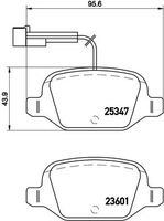 BREMBO P23146 - Juego de pastillas de freno - PRIME LINE