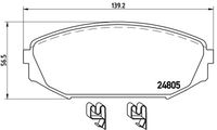 BREMBO P28049 - Juego de pastillas de freno - PRIME LINE