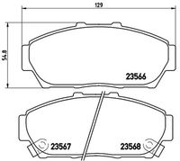 BREMBO P28048 - Juego de pastillas de freno - PRIME LINE