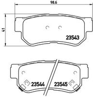 BREMBO P30014 - Juego de pastillas de freno - PRIME LINE