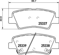 BREMBO P30094 - Juego de pastillas de freno - PRIME LINE