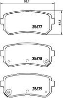 BREMBO P30068 - Lado de montaje: Eje delantero<br>Ancho [mm]: 130<br>Espesor [mm]: 18<br>Altura [mm]: 57<br>Contacto avisador de desgaste: con avisador acústico de desgaste<br>Artículo complementario/Información complementaria: con accesorios<br>Sistema de frenos: Mando<br>Artículo complementario / información complementaria 2: Chapa antichirridos<br>Número de indicadores de desgaste [por eje]: 2<br>Número de WVA: 25187<br>Número de WVA: 25188<br>Número de WVA: 25189<br>