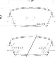 BREMBO P30105 - Lado de montaje: Eje delantero<br>Tamaño freno: 17"<br>Ancho [mm]: 152<br>Espesor [mm]: 17<br>Altura 1 [mm]: 60<br>Altura 2 [mm]: 61<br>Contacto avisador de desgaste: con avisador acústico de desgaste<br>Artículo complementario/Información complementaria: con accesorios<br>Sistema de frenos: Mando<br>Número de indicadores de desgaste [por eje]: 2<br>Número de WVA: 22378<br>Número de WVA: 22379<br>Número de WVA: 22380<br>