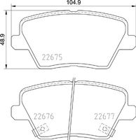 BREMBO P30109 - Juego de pastillas de freno - PRIME LINE