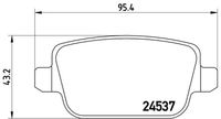 BREMBO P44016 - Juego de pastillas de freno - PRIME LINE