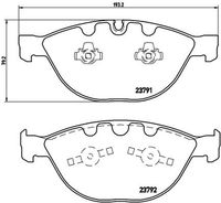 BREMBO P06047 - Juego de pastillas de freno - PRIME LINE