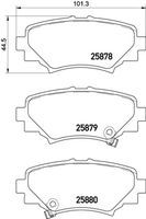 BREMBO P49049 - Juego de pastillas de freno - PRIME LINE