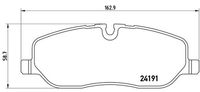 BREMBO P 44 014 - Juego de pastillas de freno