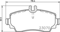 BREMBO P50047 - Juego de pastillas de freno - PRIME LINE