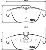 BREMBO P 50 104 - Juego de pastillas de freno