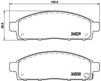 BREMBO P54038 - Juego de pastillas de freno - PRIME LINE