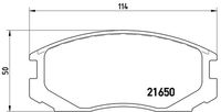 BREMBO P54015 - Juego de pastillas de freno - PRIME LINE