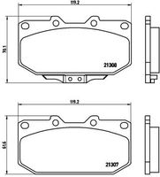 BREMBO P56025 - Juego de pastillas de freno - PRIME LINE