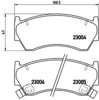 BREMBO P56033 - Juego de pastillas de freno - PRIME LINE