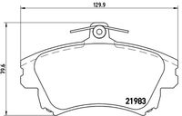 BREMBO P54036 - Juego de pastillas de freno - PRIME LINE