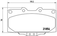 BREMBO P56034 - Juego de pastillas de freno - PRIME LINE