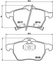 BREMBO P59048 - Juego de pastillas de freno - PRIME LINE