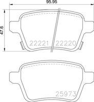 BREMBO P59086 - Juego de pastillas de freno - PRIME LINE