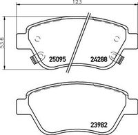 BREMBO P 59 081 - Juego de pastillas de freno