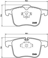 BREMBO P 59 049 - Juego de pastillas de freno