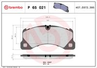 BREMBO P65021 - año construcción hasta: 05/2018<br>Lado de montaje: Eje delantero<br>Frenos: no para discos de freno cerámica/carbono<br>Artículo complementario / información complementaria 2: Chapa antichirridos<br>Material: Low-Metallic<br>Homologación: ECE-R90<br>Número de WVA: 25007<br>Espesor [mm]: 16,3<br>Ancho [mm]: 209,8<br>Altura [mm]: 94,3<br>