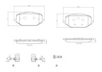 BREMBO P61124 - Juego de pastillas de freno - PRIME LINE