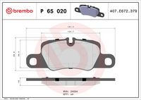 BREMBO P65020 - año construcción desde: 12/2021<br>Lado de montaje: Eje delantero<br>Frenos: no para discos de freno cerámica/carbono<br>Número de PR: A8F<br>Artículo complementario / información complementaria 2: Chapa antichirridos<br>Material: Low-Metallic<br>Homologación: ECE-R90<br>Número de WVA: 25007<br>Espesor [mm]: 16,3<br>Ancho [mm]: 209,8<br>Altura [mm]: 94,3<br>