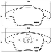 BREMBO P61086 - Juego de pastillas de freno - PRIME LINE