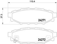 BREMBO P78020 - Juego de pastillas de freno - PRIME LINE