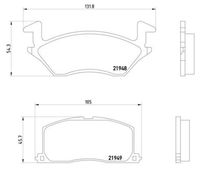 BREMBO P 83 022 - Juego de pastillas de freno