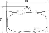 BREMBO P83058 - Juego de pastillas de freno - PRIME LINE