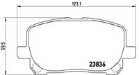 BREMBO P83061 - Juego de pastillas de freno - PRIME LINE