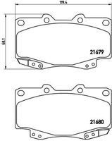 BREMBO P83069 - Juego de pastillas de freno - PRIME LINE