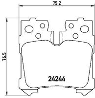 BREMBO P83076 - Juego de pastillas de freno - PRIME LINE