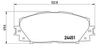 BREMBO P83106 - Juego de pastillas de freno - PRIME LINE