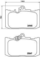 BREMBO P83131 - Juego de pastillas de freno - PRIME LINE