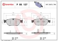 BREMBO P85127 - Lado de montaje: Eje trasero<br>Número de PR: 1KW<br>Ancho [mm]: 117<br>Espesor [mm]: 18<br>Altura 1 [mm]: 59<br>Altura 2 [mm]: 60<br>Contacto avisador de desgaste: con contacto avisador de desgaste<br>Artículo complementario/Información complementaria: con accesorios<br>Sistema de frenos: Lucas<br>Longitud contacto de aviso [mm]: 210<br>Artículo complementario / información complementaria 2: con tornillos pinza freno<br>Número de indicadores de desgaste [por eje]: 1<br>Número de WVA: 24606<br>Número de WVA: 25214<br>