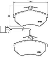 BREMBO P 85 034 - Juego de pastillas de freno