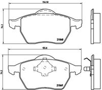 BREMBO P85039 - Juego de pastillas de freno - PRIME LINE