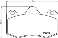 BREMBO P85134 - Juego de pastillas de freno - PRIME LINE