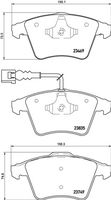 BREMBO P85149 - Juego de pastillas de freno - PRIME LINE