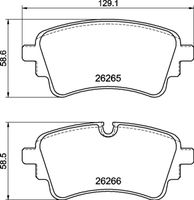 BREMBO P85185 - Juego de pastillas de freno - PRIME LINE