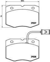 BREMBO PA6014 - Juego de pastillas de freno - PRIME LINE