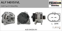 FLAMAR ALF140151VL - Alternador - Genuine