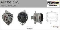 FLAMAR ALF750151VL - Alternador - Genuine