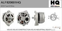 FLAMAR ALF820601HQ - año construcción hasta: 01/1986<br>Código de motor: TD61GS<br>Tensión [V]: 24<br>Corriente de carga alternador [A]: 45<br>Restricción de fabricante: BOSCH<br>ID del modelo de conector: CPA0128<br>Poleas: sin polea<br>Artículo complementario/Información complementaria: con regulador incorporado<br>Conexión / terminal/borne: con conexión para cuentarrevoluciones<br>Versión: HQ<br>Cantidad de agujeros de fijación: 2<br>Fabricante: SCANIA<br>