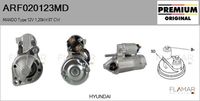 FLAMAR ARF020123MD - Motor de arranque