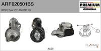 FLAMAR ARF020501BS - Motor de arranque - Genuine